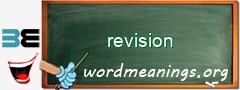 WordMeaning blackboard for revision